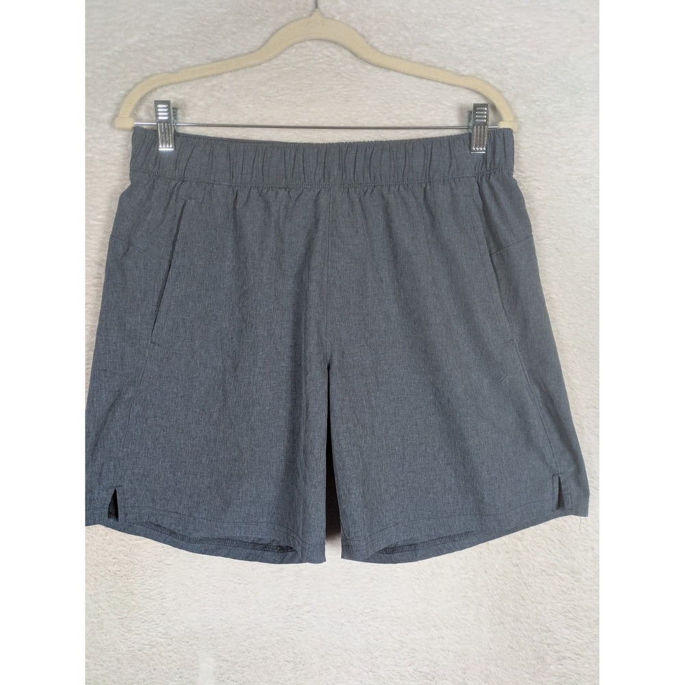 Old Navy Shorts Men's Medium Gray Stretch Active Heathered 6in Inseam